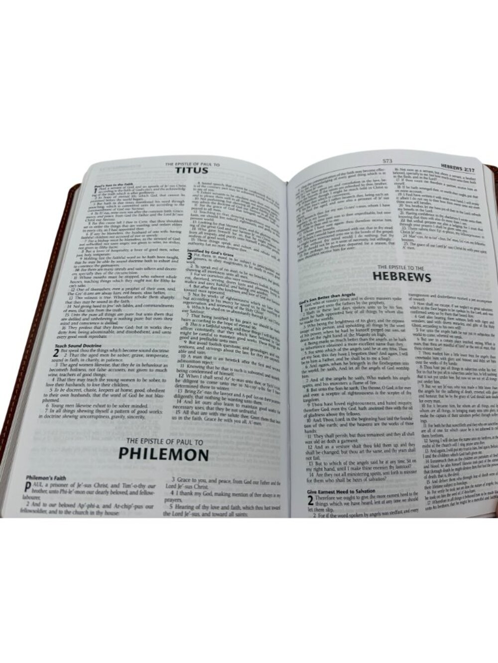 1987 KJV Holy Bible Thomas Nelson Red Letter Self Pronouncing Faux Leather Cover - Picture 8 of 11